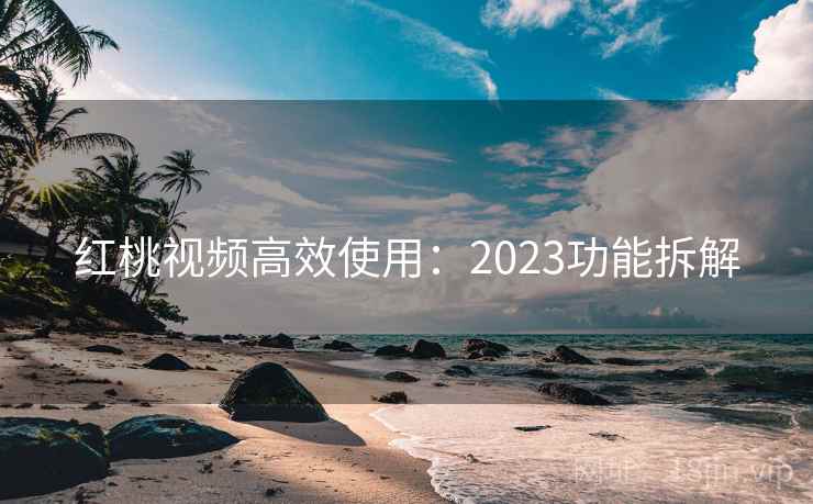 红桃视频高效使用：2023功能拆解