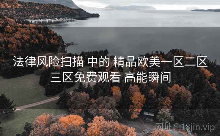 法律风险扫描 中的 精品欧美一区二区三区免费观看 高能瞬间