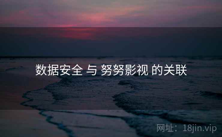 数据安全 与 努努影视 的关联
